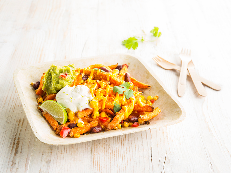 Vegetarische aubergine burger-Boursin